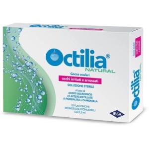 Octilia natural gocce occhi irritati e arrossati 10 flaconcini monodose 0,5 ml