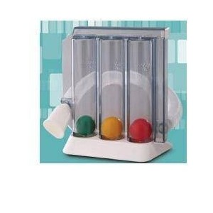 Incentivatore di respiro pulmogain con tubo corrugato e boccheruola in scatola singola