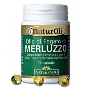 I naturoli olio di fegato di merluzzo 70 capsule molli