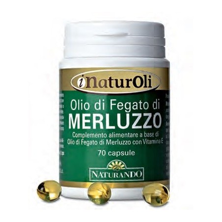 I naturoli olio di fegato di merluzzo 70 capsule molli