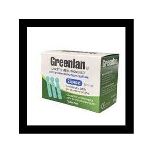 Lancette pungidito greenlan 25 pezzi