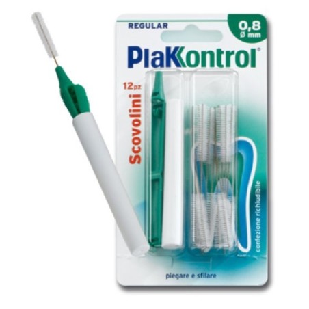 Plakkontrol minigrip scovolino 0,8 mm 10 pezzi Plakkontrol minigrip scovolino 0,8 mm 10 pezzi