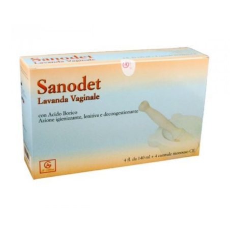 Sanodet lavanda vaginale 4 flaconi 140 ml