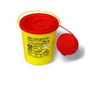 Contenitore raccolta aghi usati