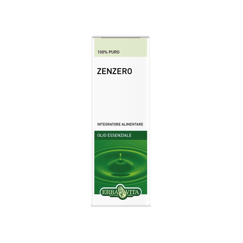 Zenzero olio essenziale 10 ml
