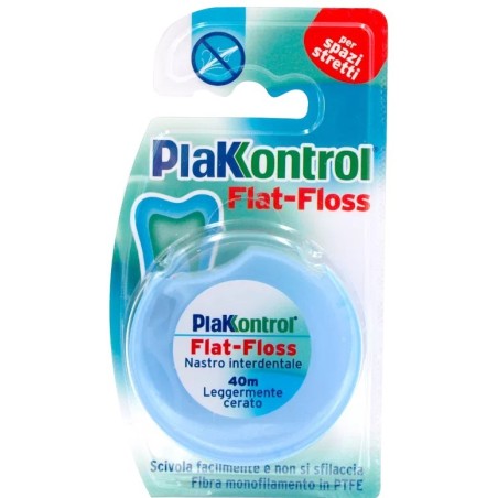 Plakkontrol flat floss filo 40