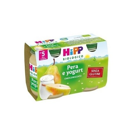 Hipp bio hipp bio omogeneizzato pera yogurt 2x125 g