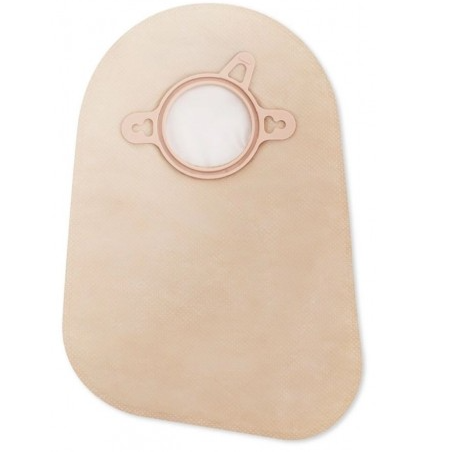 Sacca urostomia hollister conform 2 stoma 45mm con valvola di scarico flangia e rivestimento in tessuto non tessuto 10 pezzi