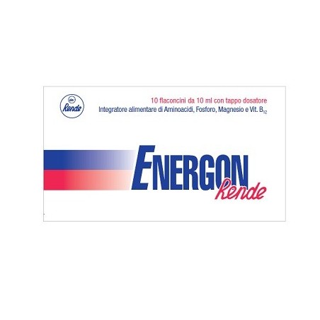 Energon rende 10 flaconcini da 10 ml l'uno con tappo dosatore