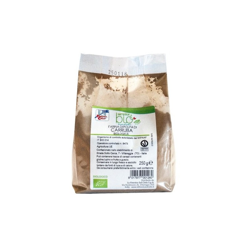 Polpa di carruba farina bio 250 g