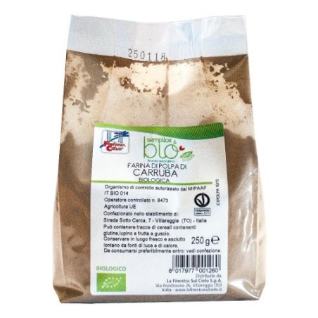 Polpa di carruba farina bio 250 g