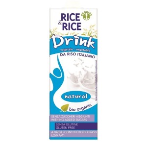 Rice&rice bevanda di riso al naturale 1 litro