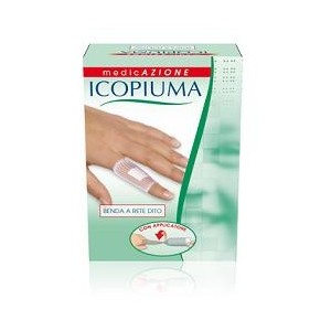 Benda icopiuma a compressione fisiologica rete dito cal 1 1pezzo con applicatore