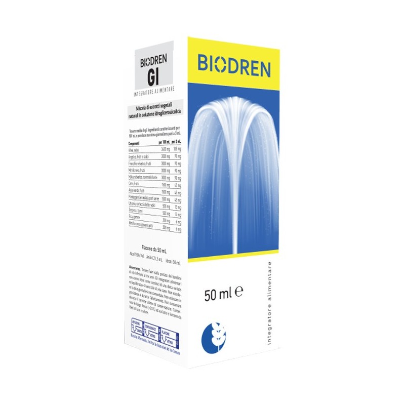 Biodren gi soluzione idroalcolica 50 ml