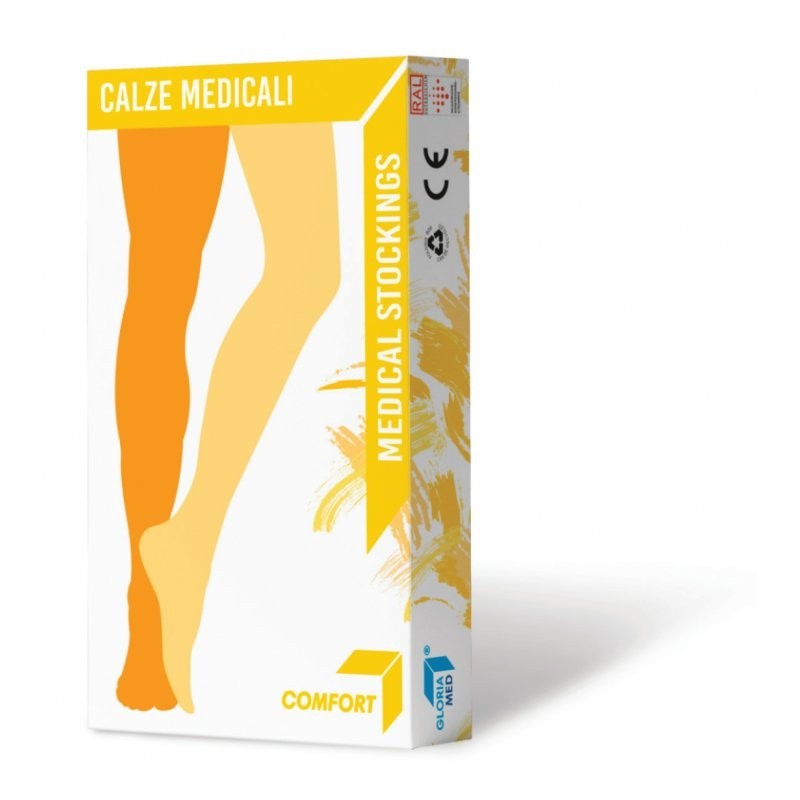 Gloriamed comfort 142 gambaletto corto beige misura medium 1paio