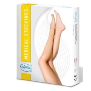 Gloriamed comfort 142 gambaletto lungo beige misura large 1paio