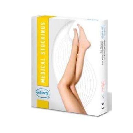 Gloriamed comfort 142 gambaletto lungo beige misura large 1paio
