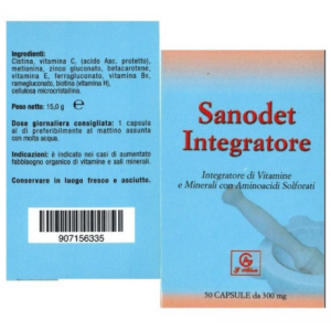 Sanodet vitamine minerali 50 capsule