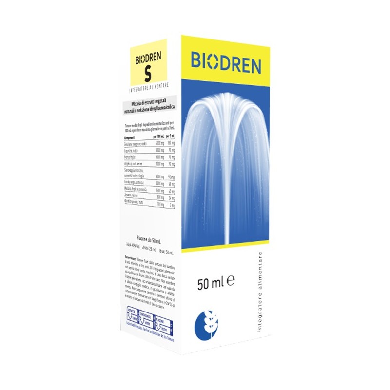 Biodren s soluzione idroalcolica 50 ml Biodren s soluzione idroalcolica 50 ml