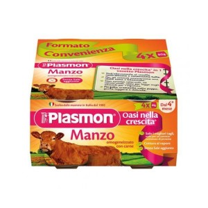 Plasmon omogeneizzato manzo 4 x 80 g