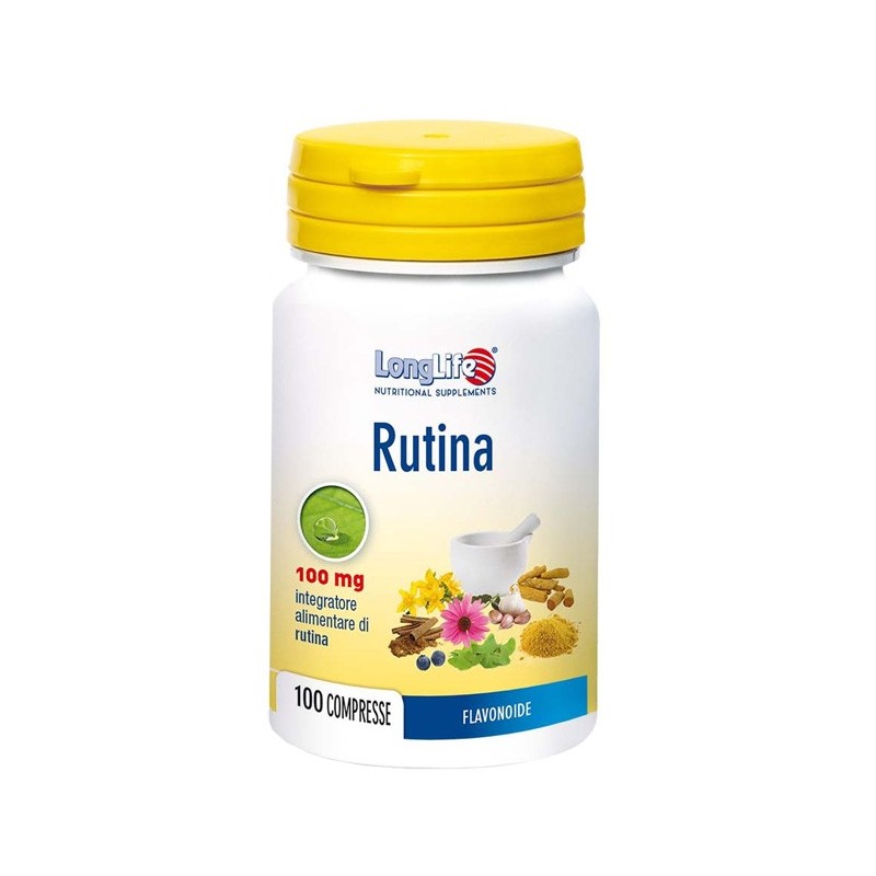 Longlife rutina 100 mg 100 compresse Longlife rutina 100 mg 100 compresse