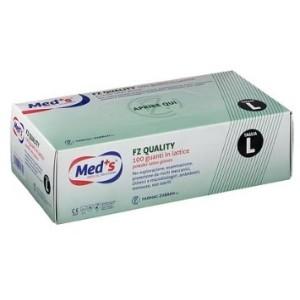 Guanti meds lattice per esplorazione fz quality misura large1 scatola 100 guanti
