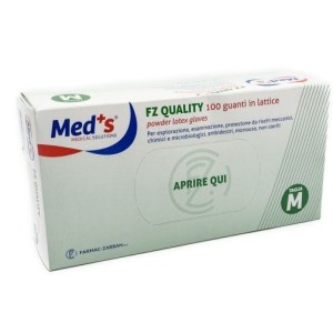 Guanti meds lattice per esplorazione fz quality misura medium 1 scatola 100 guanti