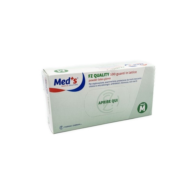 Guanti meds lattice per esplorazione fz quality misura medium 1 scatola 100 guanti