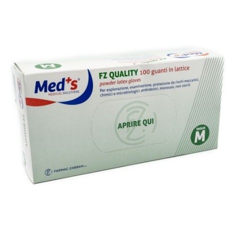 Guanti meds lattice per esplorazione fz quality misura medium 1 scatola 100 guanti