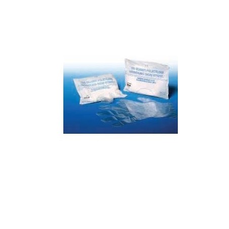 Guanto in polietilene per uso generico ospedaliero biocompatibile