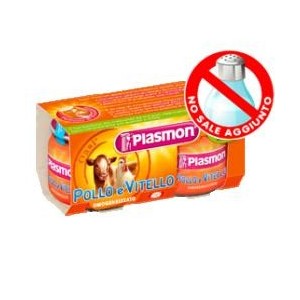 Plasmon omogeneizzato vitello pollo 80 g x 2 pezzi