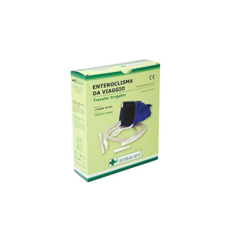 Enteroclisma da viaggio simplex con cannula