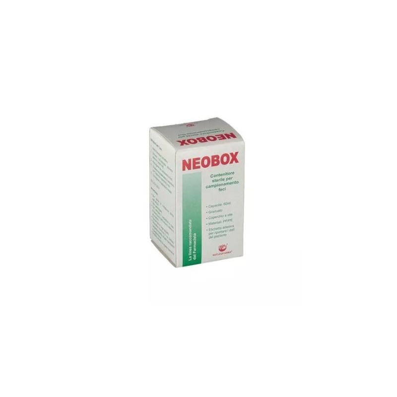Contenitore per feci neobox capienza 60ml
