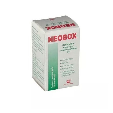 Contenitore per feci neobox capienza 60ml