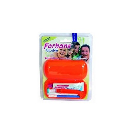 Forhans travel kit tascabile composto da spazzolino da viaggio + forhans special pasta dentifricia tubetto 12,5 ml Forhans travel kit tascabile composto da spazzolino da viaggio + forhans special pasta dentifricia tubetto 12,5 ml