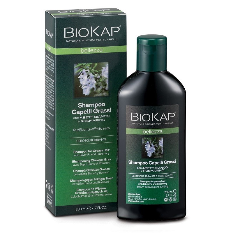 Biokap bellezza shampoo capelli grassi 200 ml biosline Biokap bellezza shampoo capelli grassi 200 ml biosline
