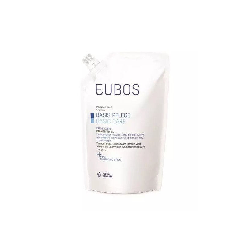 Eubos olio bagno ricarica 400 ml