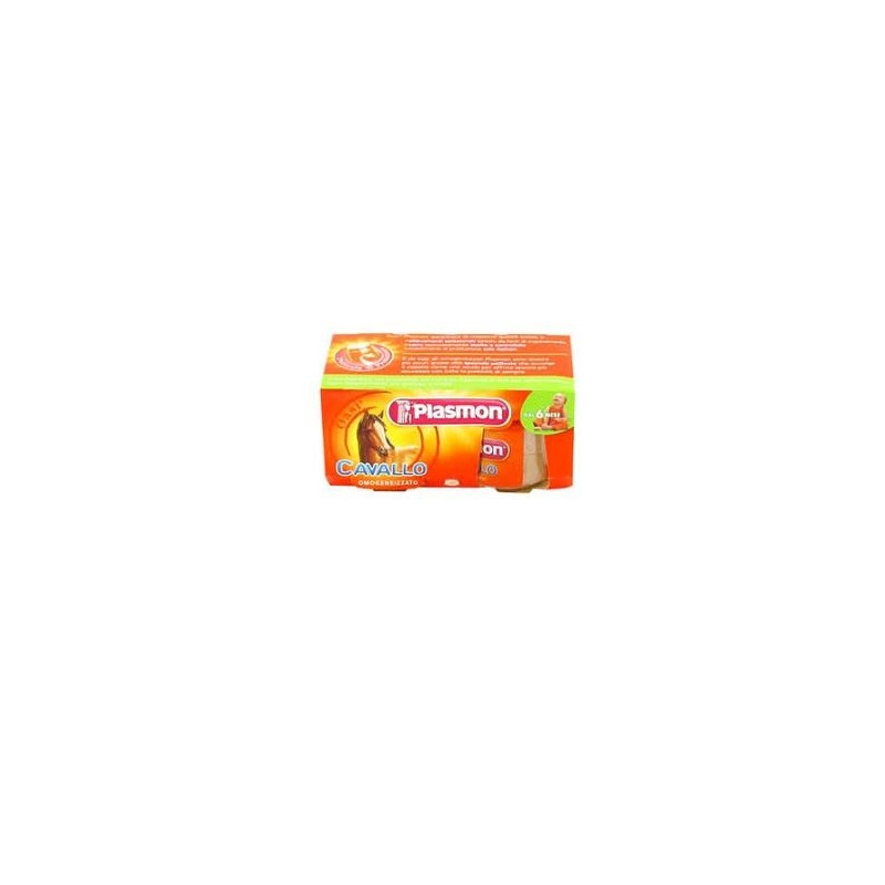 Plasmon omogeneizzato cavallo 80 g x 2 pezzi