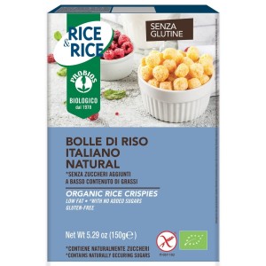 Rice&rice bolle di riso al naturale 150 g senza lievito