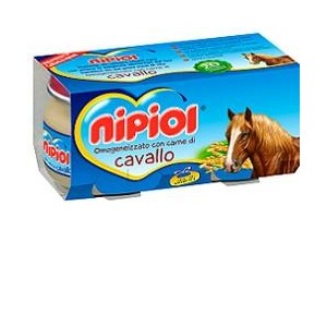 Nipiol omogeneizzato cavallo 80 g 2 pezzi