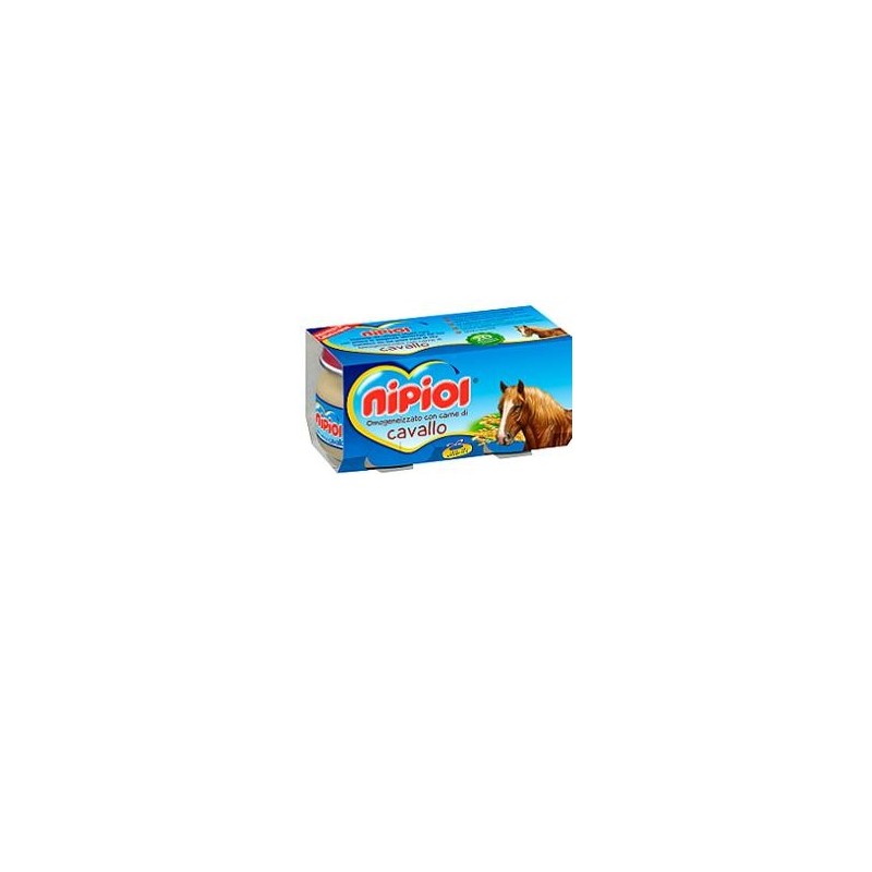 Nipiol omogeneizzato cavallo 80 g 2 pezzi
