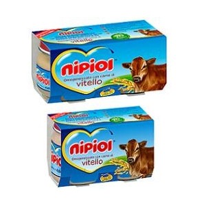 Nipiol omogeneizzato vitello 80 g 2 pezzi