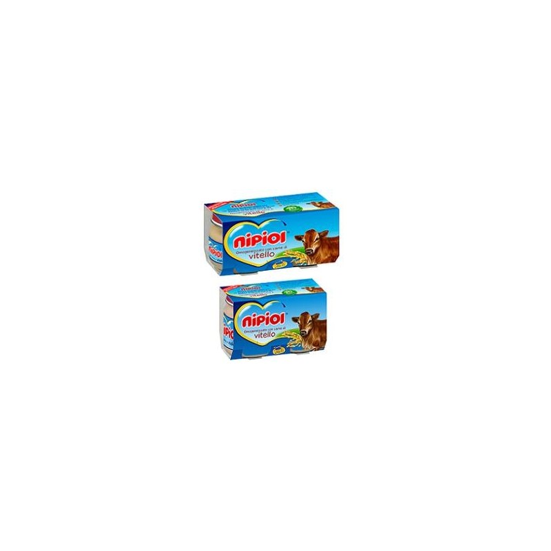 Nipiol omogeneizzato vitello 80 g 2 pezzi