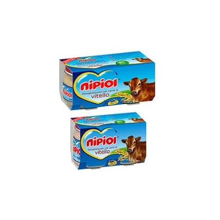 Nipiol omogeneizzato vitello 80 g 2 pezzi