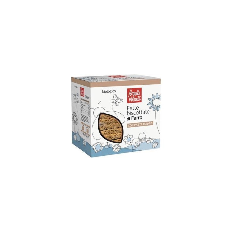 Fette biscottate farro bianco 300 g Fette biscottate farro bianco 300 g