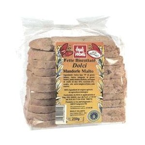 Fette biscottate dolci mandorla malto 250 g