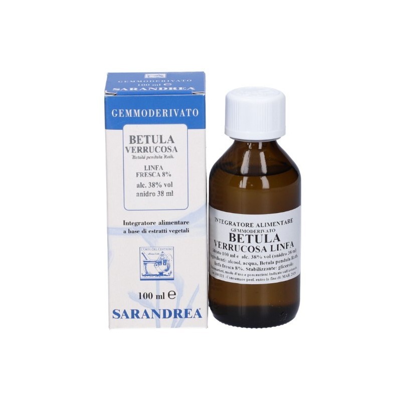 Betula verrucosa linfa 100 ml macerato glicerico