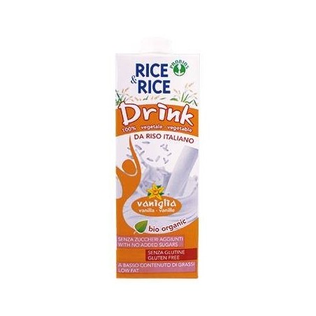 Rice&rice bevanda di riso alla vaniglia 1 litro