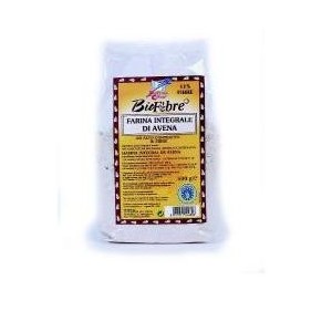 Fsc biofibre+ farina integrale di avena bio ad alto contenuto di fibra 500 g