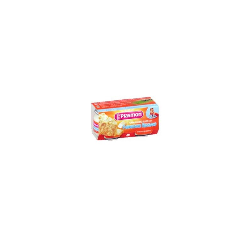 Plasmon omogeneizzato formaggino parmigiano 80 g x 2 pezzi